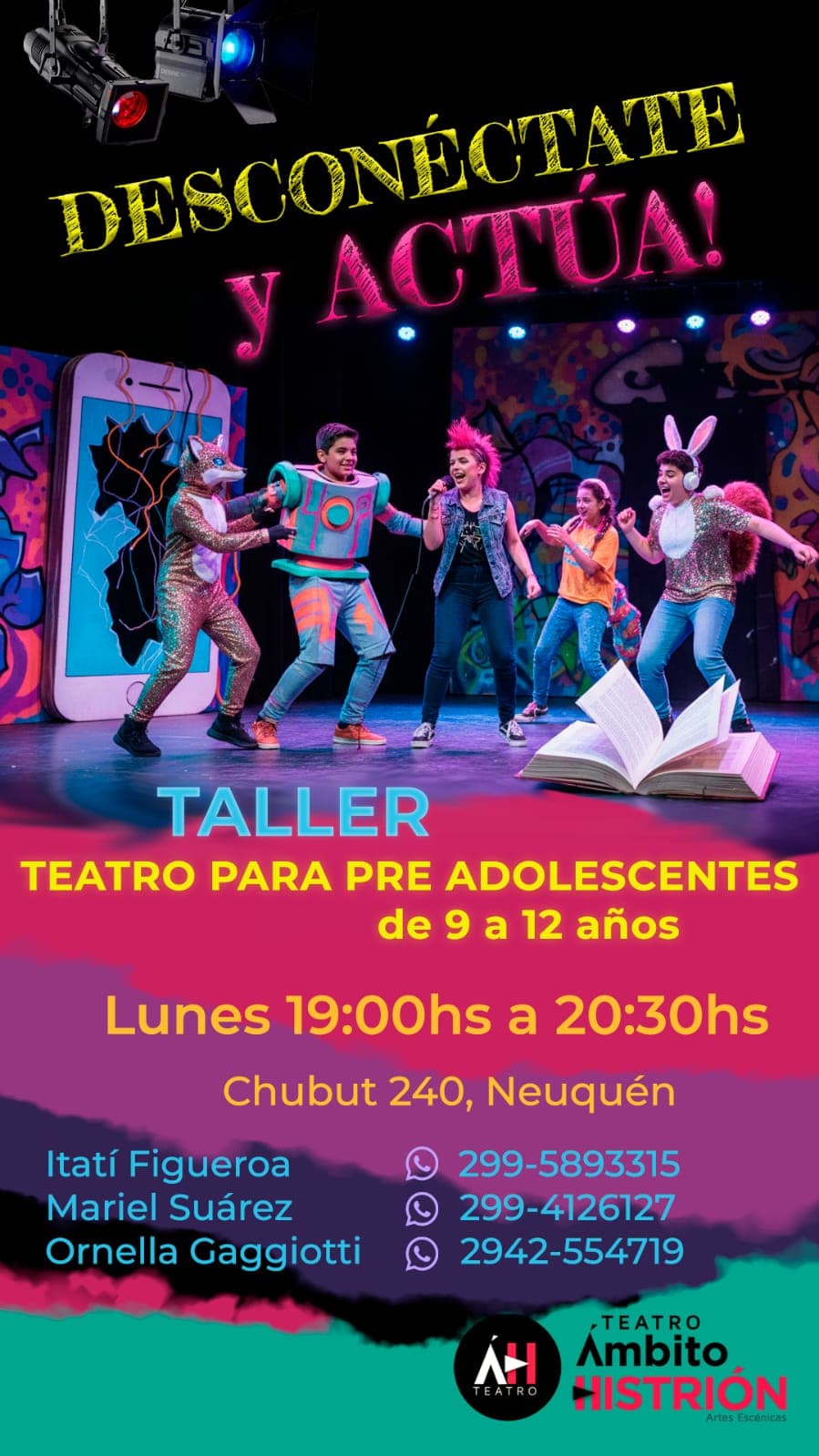 Taller de teatro para pre adolescentes
